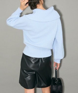 Green Parks オフショルダーニット Blue