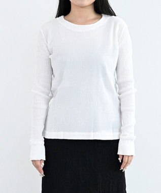 crêprie tsumori chisato creperie LONG SLEEVES T-SHIRT クレプリ 長袖Tシャツ WHITE