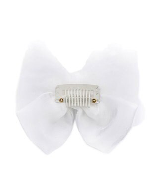 PET PARADISE cherircouture リボン アクセサリー ホワイト ホワイト