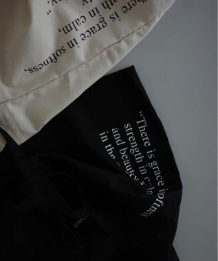 russet ［インフルエンサースタッフ企画］ロゴトートバッグ(Z-221) Kinari