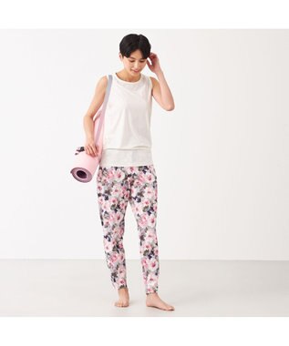 Chacott Chacott BALANCE ラナンキュラスプリントパンツ ピンクプリント