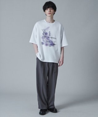 WEGO トロミドルマンフラワーモチーフT（S） 柄2