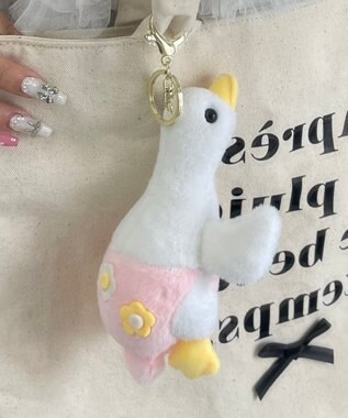 WEGO おはなあひるぬいぐるみキーホルダー