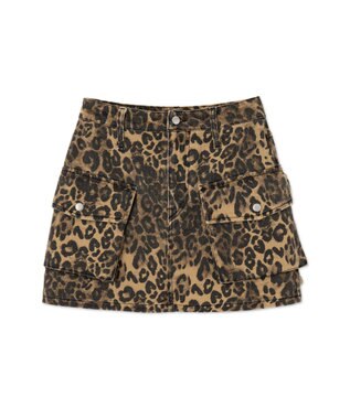 WEGO ヴィンテージウォッシュカーゴミニスカート 柄2