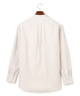 J.PRESS MEN 【IVY COLLECTION】【毎シーズン大好評】バックブル ロンストクレイジーパターン バンドカラーシャツ ベージュ系1