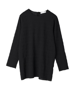 Green Parks ワッシャーデザインブラウス Black