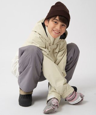 OP／FILA 【ocean pacific】スノーウェア 上下セット 耐水圧10000mm ベージュ