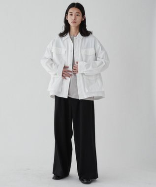 WEGO 【ユニセックス着用ITEM】ファティーグジャケット ホワイト