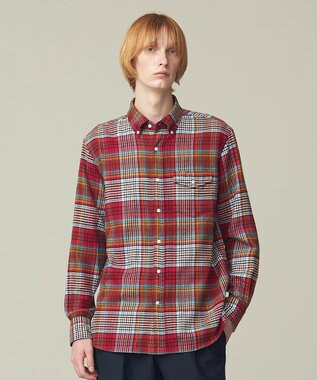 コットンネル マルチチェックシャツ/B.D / J.PRESS MEN | ファッション