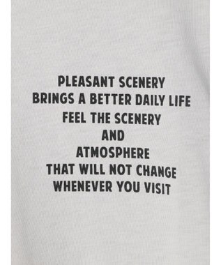 Green Parks バックフォトボックスＴシャツ Off White