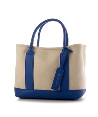 UNBILLION cachecache パーテーションキャンバストートバッグ ブルー