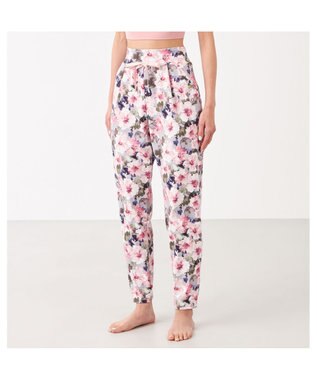 Chacott Chacott BALANCE ラナンキュラスプリントパンツ ピンクプリント