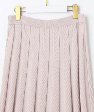 ANY SIS 【2SET】ニットスカート セットアップ ローズグレー