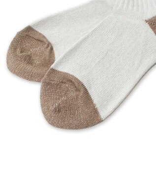 WHITE MAILS 【UNISEX】PAPER RIB LINE ソックス オフホワイト