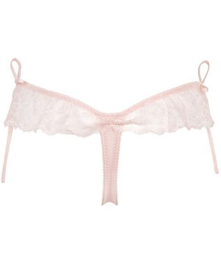 WACOAL Tバック ショーツ 【重力に負けないバストケアBra】 はきこみ丈あさめ BRB414とペア レディース PRA414 /ワコール ロマンピンク