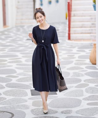 洗える 体型カバーも叶うaラインぽよん袖ロングワンピース Tiaclasse ファッション通販 公式通販 オンワード クローゼット