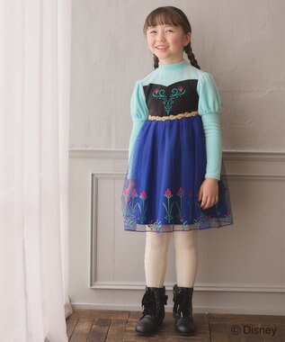 ANY KIDS 【Disney（ディズニー）】FROZEN / なりきりワンピース グリーン<アナ>