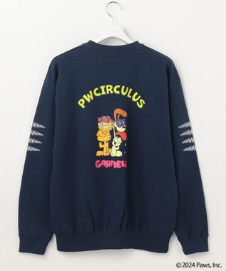 PW CIRCULUS 【MEN】Garfield クルーネックスエット ネイビー系