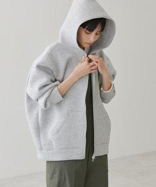 AMERICAN HOLIC ダンボールポンチＺＩＰパーカー Light Gray Mixture