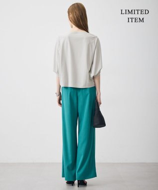 ICB 【WEB限定】ストレッチツイルジャージー ドルマンスリーブカットソー トープ