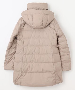 ANY 【洗濯機可/フード取り外し可能/撥水】楽映えリッチロング丈ダウン モカ