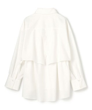 GRACE CONTINENTAL レイヤードドロストシャツ ホワイト