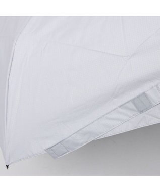 UNBILLION カシュネ cachenez /【晴雨兼用　日傘　UVカット率・遮光率100％生地使用 】PUリップストップ軽量自動開閉折りたたみ傘 ライトグレー