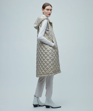 BEIGE， 【S-size】RENARD / フーデッドジレ Beige