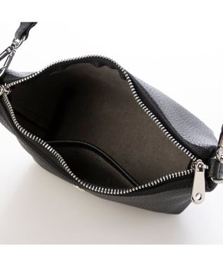 UNBILLION カシュカシュ cachecache / 舟型シュリンクショルダー ブラック