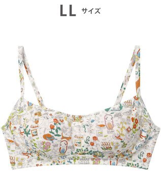 tsumori chisato SLEEP ツモリチサト ブラジャー ノンワイヤーブラ 綿100%(パッド受け) ストラップ長さ調整可能 UBX534 /ワコール