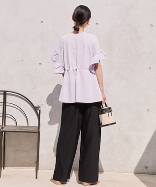 AMERICAN HOLIC 【接触冷感】ワッシャーイージーパンツ Chocolat