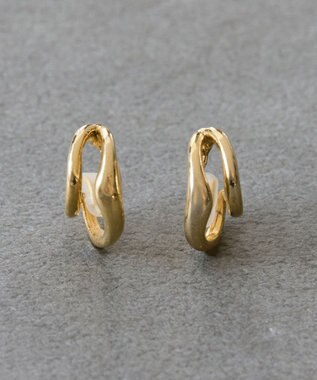 Phoebe 【金属アレルギー対応】【痛くないシリーズ】ダブルフープライトフィットイヤリング ゴールド ゴールド