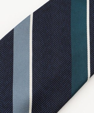 J.PRESS MEN 【STRUCTURE MIX COLLECTION】レジメンタル ネクタイ ネイビー系1