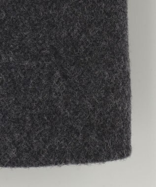 J.PRESS LADIES L ショートビーバー スタンドカラー コート グレー系