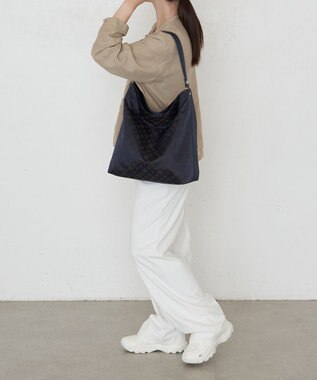 russet ナイロンジャガード2WAYショルダーバッグ(CE-1622) Purple/BR