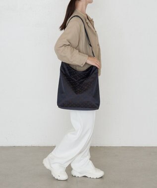 russet ナイロンジャガード2WAYショルダーバッグ(CE-1622) Purple/BR