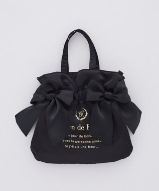 Maison de FLEUR クリアダブルリボン2Wayトート