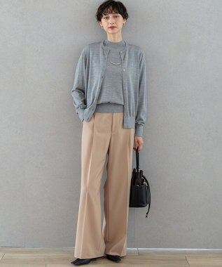 23区 スエード コンビ ドロスト バッグ ブラック系