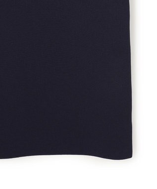 UNFILO L BEAUTY FORM KNIT スリーブレス ワンピース ネイビー