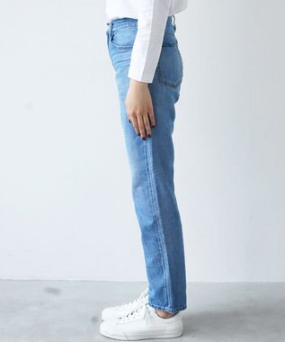 caqu FS linen tapered straight リネンテーパードストレートデニム 3years