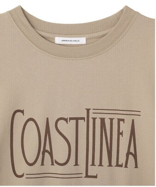 AMERICAN HOLIC COASTLINEA ロゴTシャツ Brown