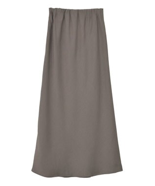 YECCA VECCA サテンフレアスカート Brown