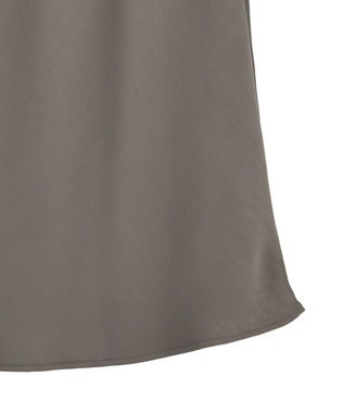 YECCA VECCA サテンフレアスカート Brown