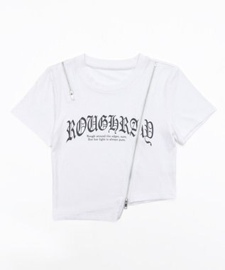 WEGO ZIPデザイングラフィックちびT ホワイト