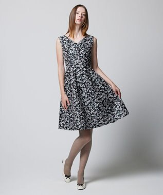 TOCCA 【洗える】PONPON MUM ドレス ブラック系