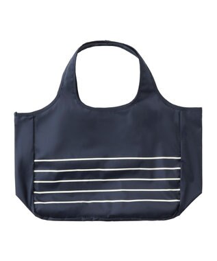 MOONBAT POLO RALPH LAURENRL ポーチ付きレインバッグ ワンポイントポロベア／撥水加工 ネイビーブルー