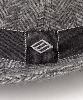 JOSEPH ABBOUD 【サイズ調整可】アルパカリングヘリンボーン ハット ライトグレー系7