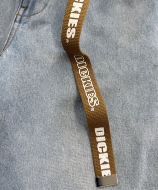 WEGO 【ユニセックス着用ITEM】Dickies　ロゴプリントベルト キャメル