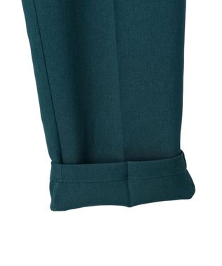 earth music&ecology テーパードパンツ Blue Green