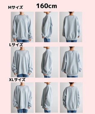 WEGO 【ユニセックス着用/MLXLサイズ展開/新色追加/裏起毛】スウェットプルオーバー 杢グレー